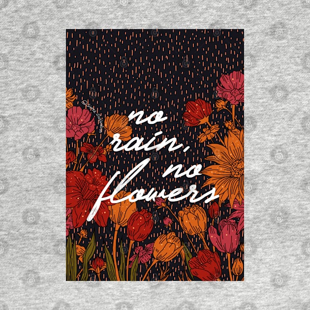 Floral Quote Art by Sierraillustration